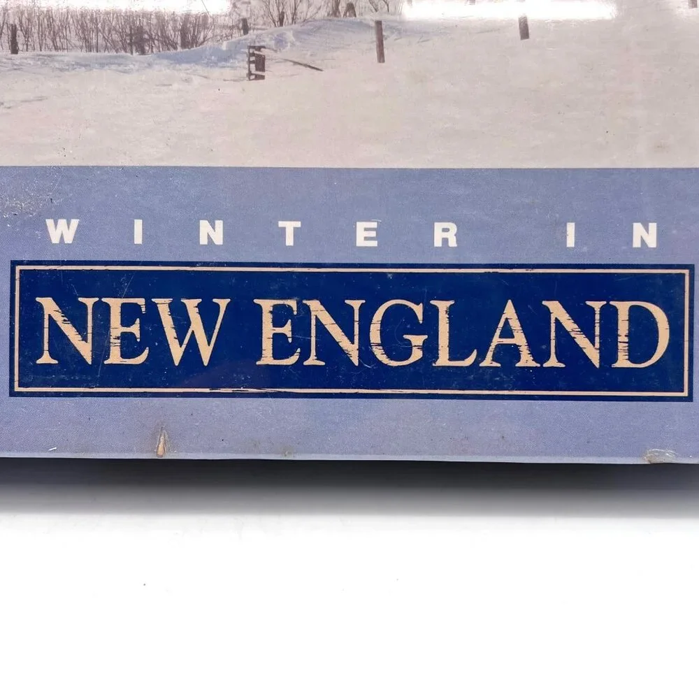 Springbok By Hallmark 1500 Piece Puzzle Winter In New England 28 3/4 x 36 Inches - Picture 3 of 11
